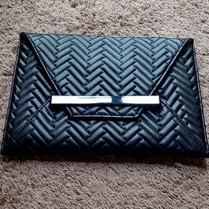 Black cocktail clutch